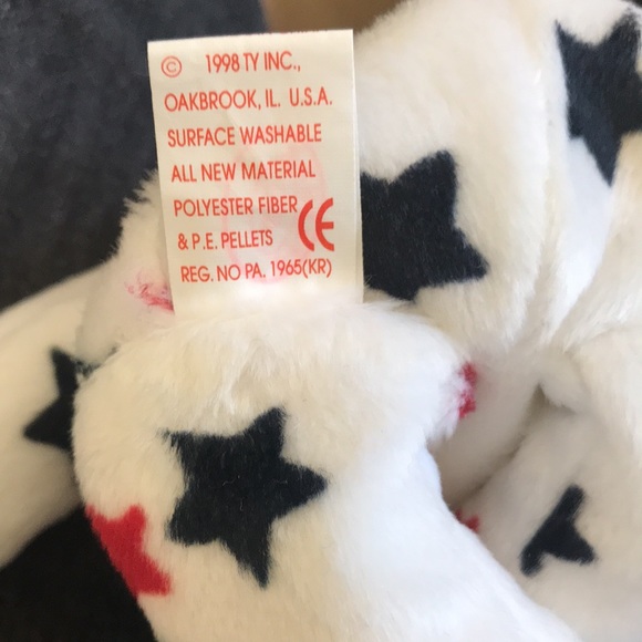 Rare Ty Glory bear Beanie Baby 1997 - Picture 4 of 5